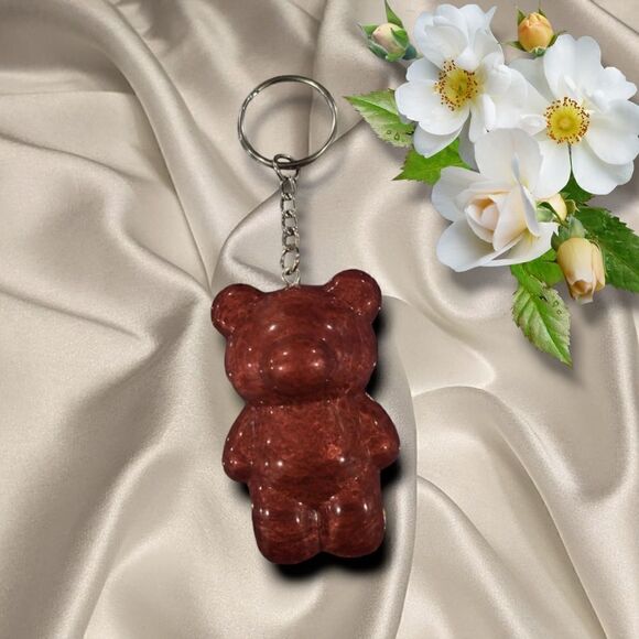 Red Gummy Bear Keychain (Z021) - Picture 1 of 6